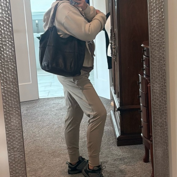 The Sak Brand Brown Leather Slouchy Tote Bag with Braided Handles - Picture 13 of 13